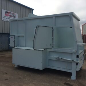 Static Waste Compactor for Hand Loading by the Safety Interlocked Side Loading Door