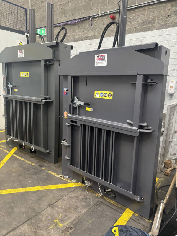 2 black/grey 400kg+ balers