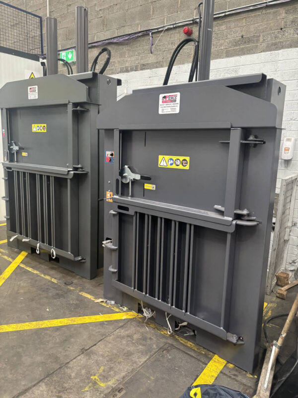 2 black/grey 400kg+ balers