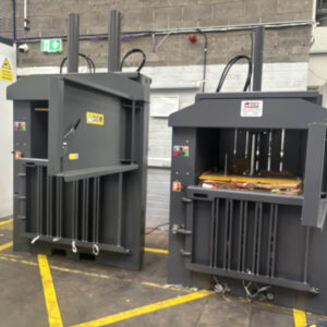 2 black/grey 400kg+ balers