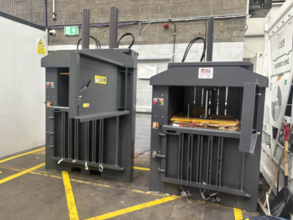 2 black/grey 400kg+ balers